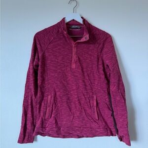 Women’s Pink Avalanche 1/4 Snap Size Medium